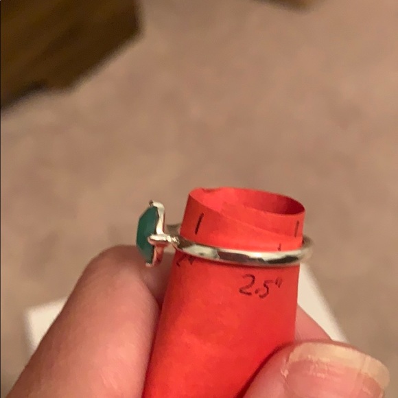 💎 Avon Blue/Green Ring Size 7 💎 - Picture 10 of 11